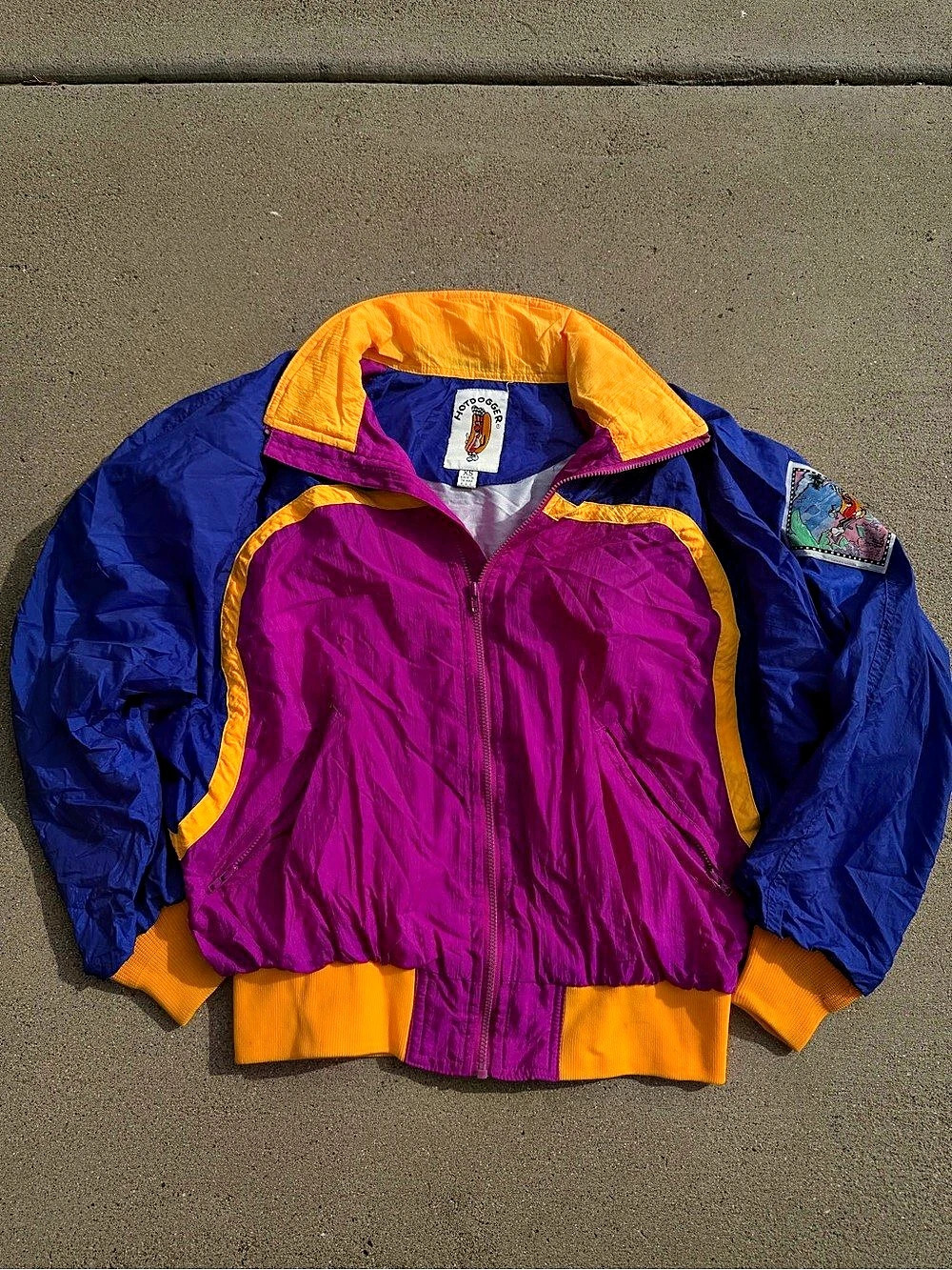 Hot Dogger Men’s Color Block Ski Jacket Size XS